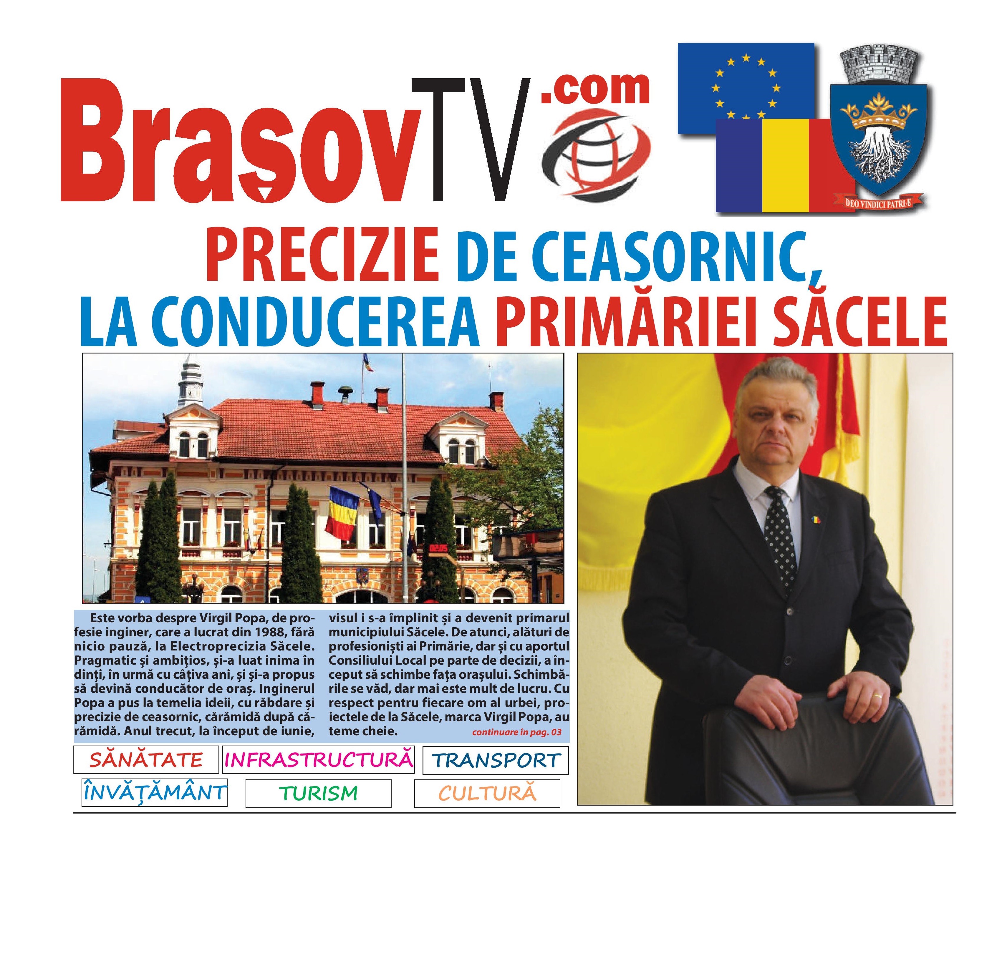 Săptămânalul BrașovTV - nr 51 - 28 august - 03 septembrie 2017