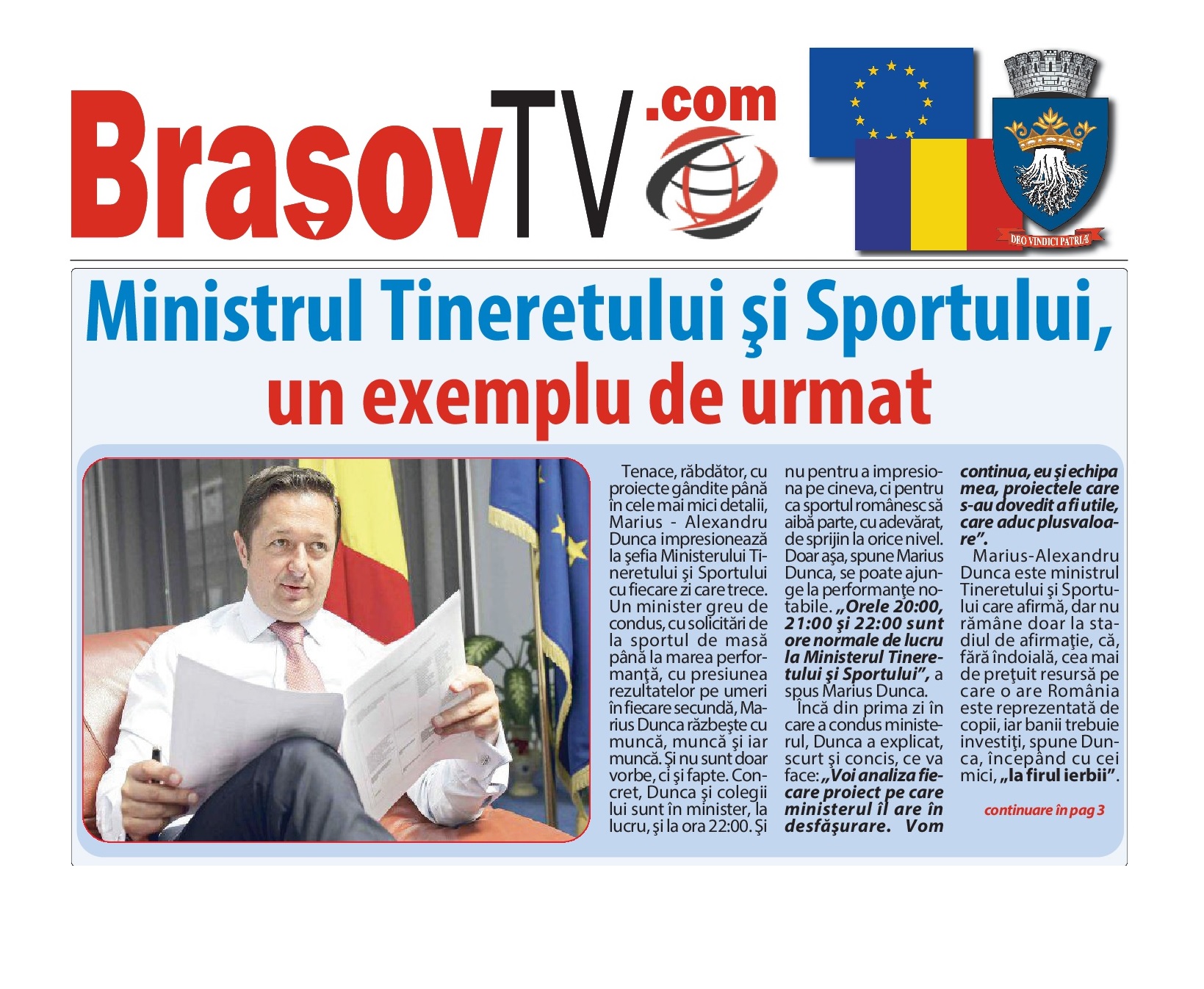 Săptămânalul BrașovTV - nr 62 - 13 - 19 noiembrie 2017