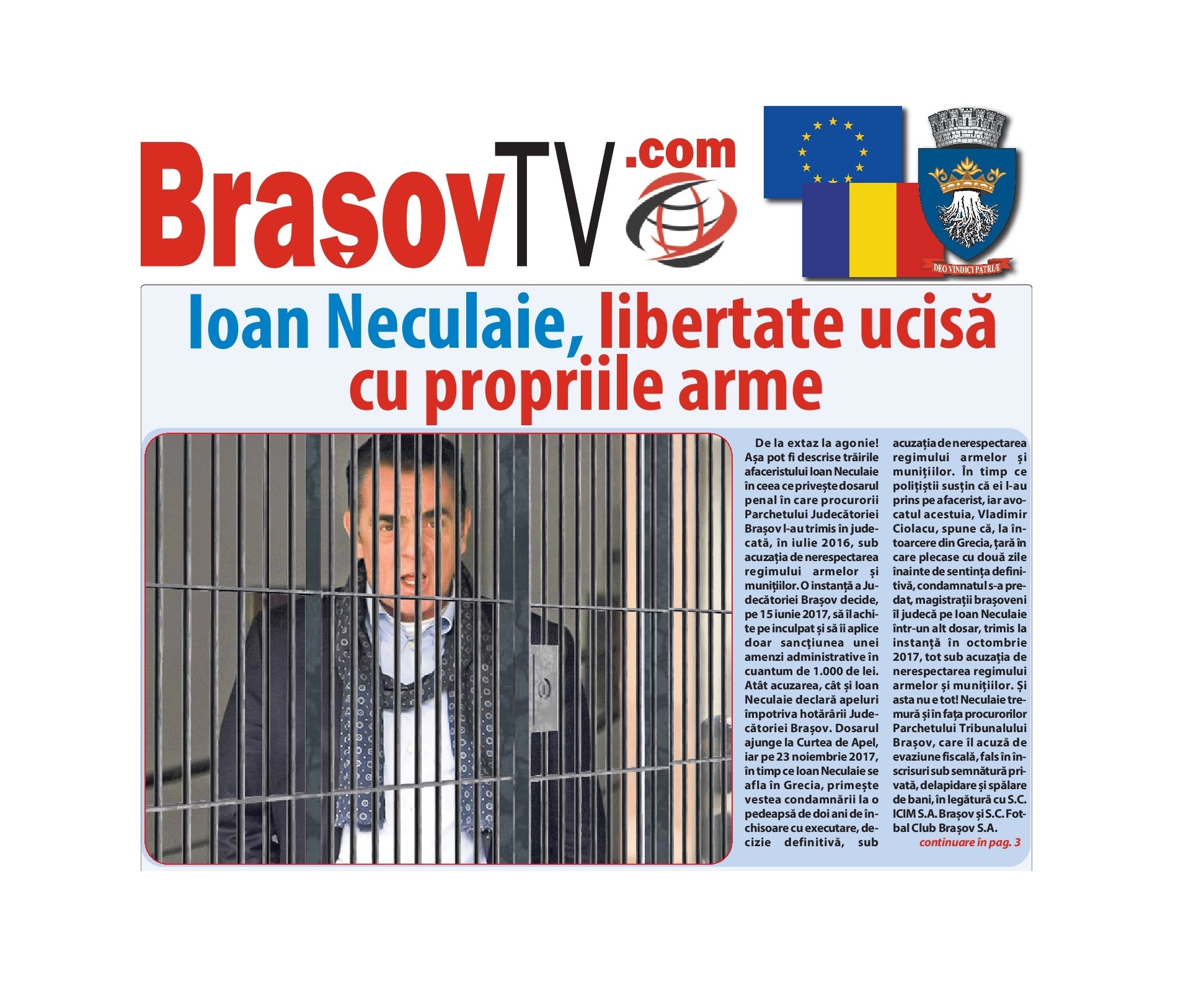 Săptămânalul BrașovTV - nr 64 - 27 noiembrie - 3 decembrie 2017